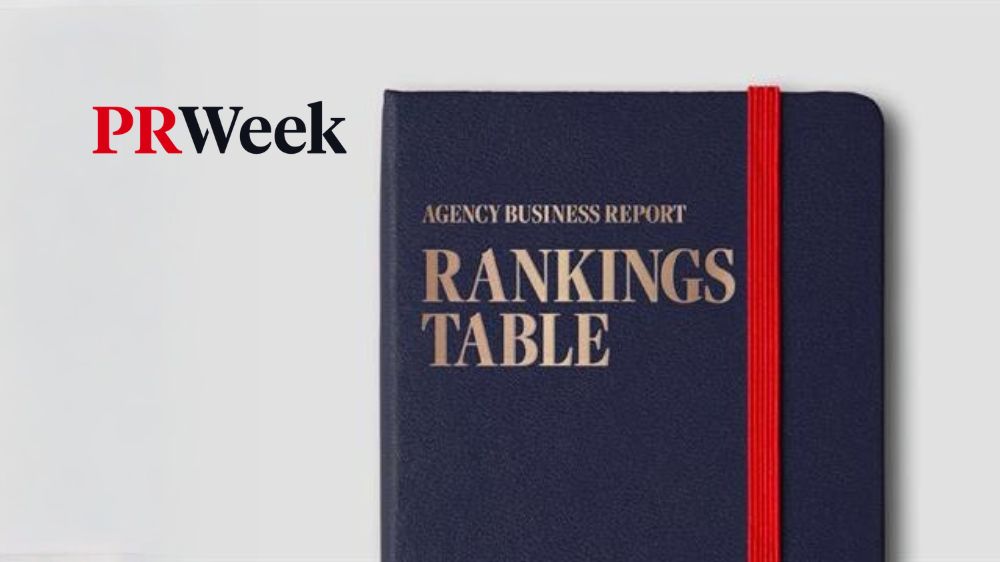 SUNNY SIDE UP GROUP ranked No.3 in Asia and No.26 Globally in the “PRWeek Agency Business Report 2026”